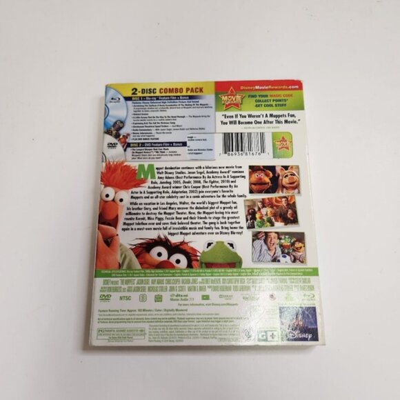 The Muppets (Blu-ray / DVD Combo 2-Disc Set, Disney 2012) - Picture 2 of 3